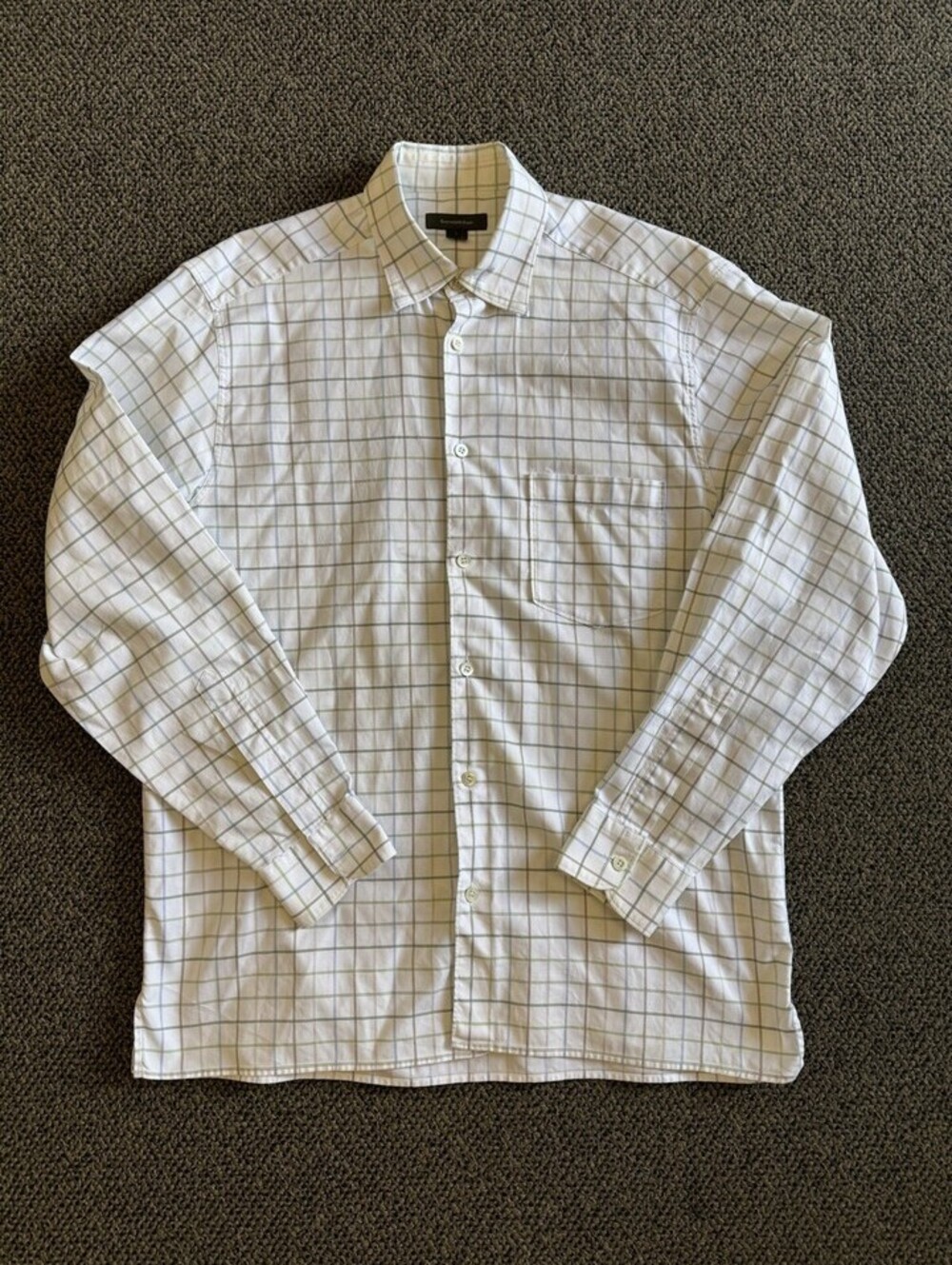 Ermenegildo Zegna Made In Italy Vintage Woven Check Sport L